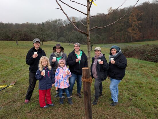 Apfelbaum-Challenge angenommen